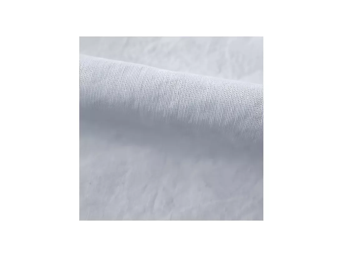 Lot De 2 Taies D’oreiller Pur Coton Teint Lavé 63 Fils/cm² Vent Du Sud - Neige - 50 X 70 Cm