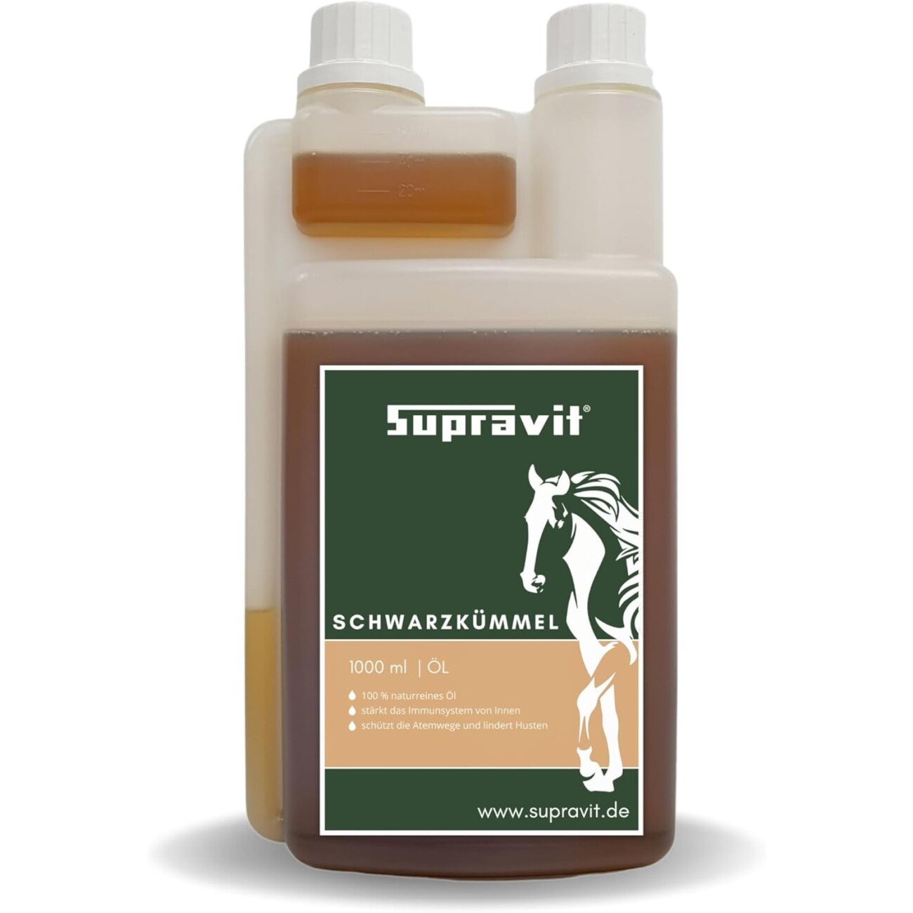 Supravit Schwarzkümmelöl 1000ml flüssig für Perde