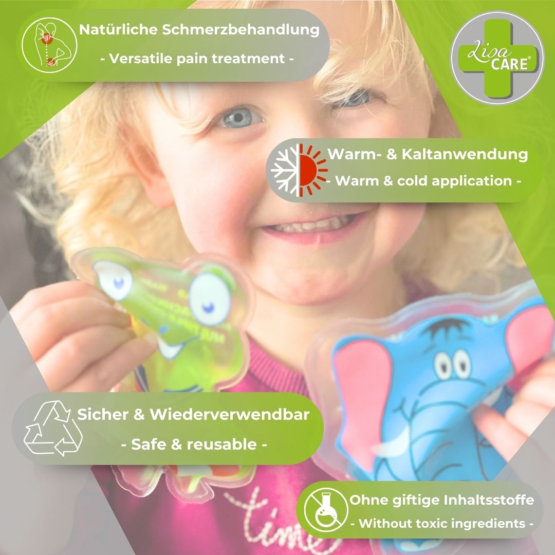 Lisa Care Mehrfachkompressen Warm/Kalt - Kinderset