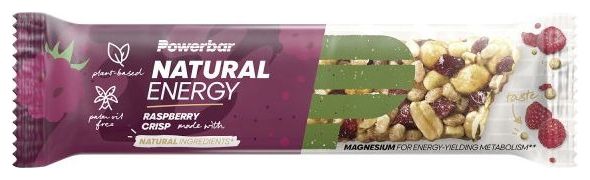 Barre énergétique Powerbar Natural Energy Cereal Framboise Crisp - 40g