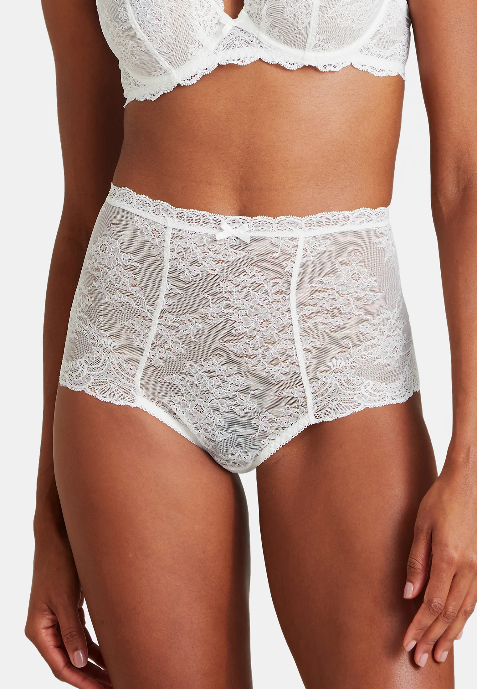 DANSE DES SENS - Culotte taille haute | Blanc