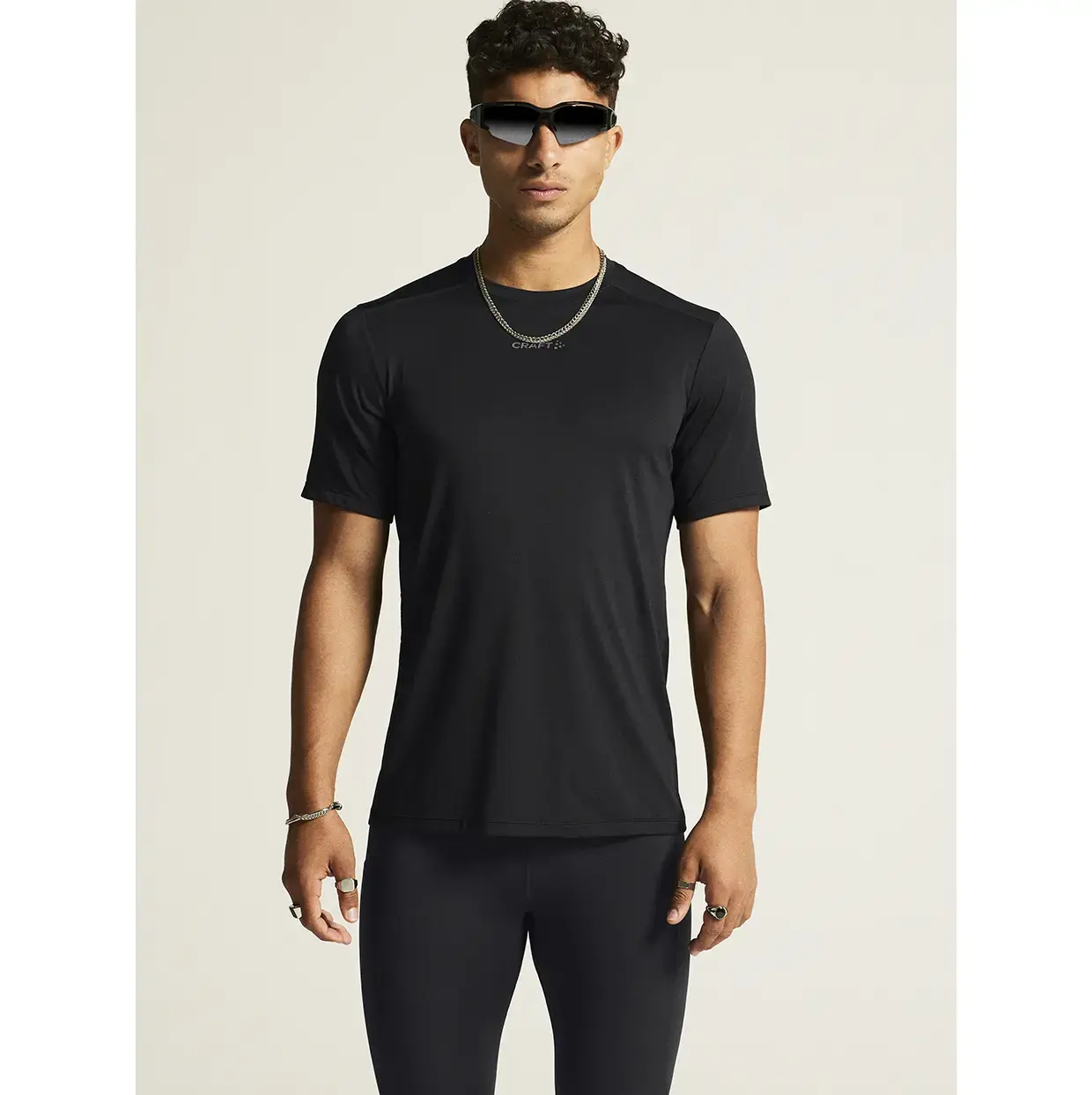 Craft ADV Essence 2 Hardloopshirt Korte Mouwen Zwart Heren