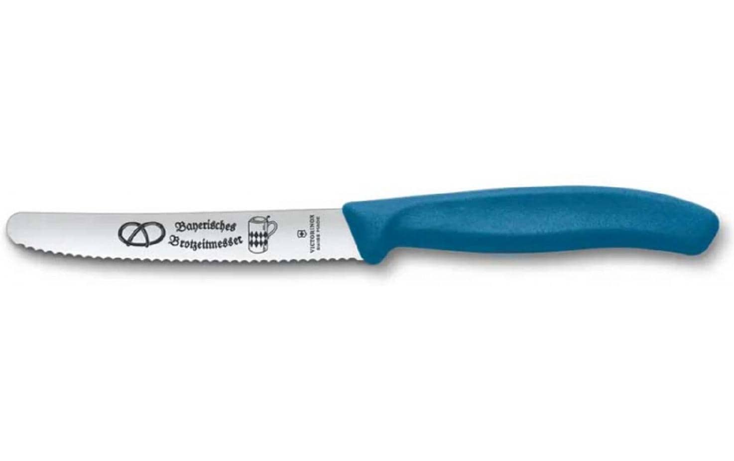 Brotzeit-Set Classic, 2-teilig, BlauTomaten- und Tafelmesser-Set