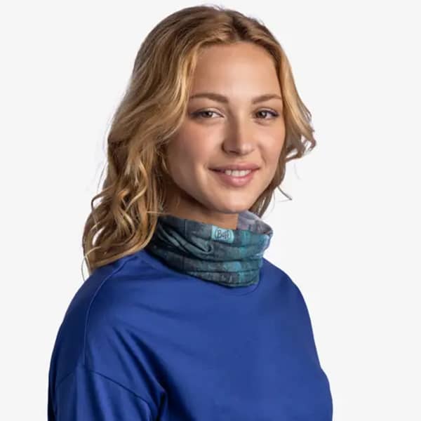 Bandeau cache cou randonnée BUFF COOLNET UV WATSEA BLUE