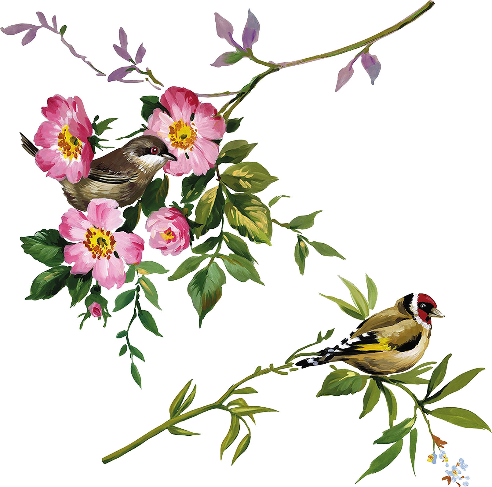 Komar Fensterbild »Spring Fever« 31x31 cm (Breite x Höhe), selbsthaftend