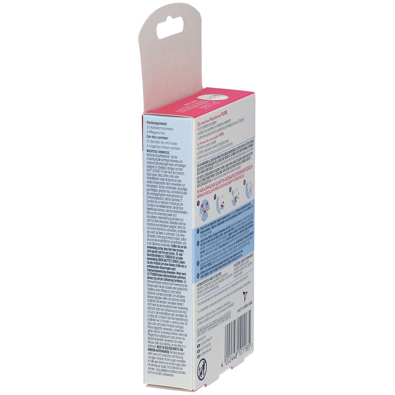 Veet® EasyGrip Kaltwachsstreifen Gesicht
