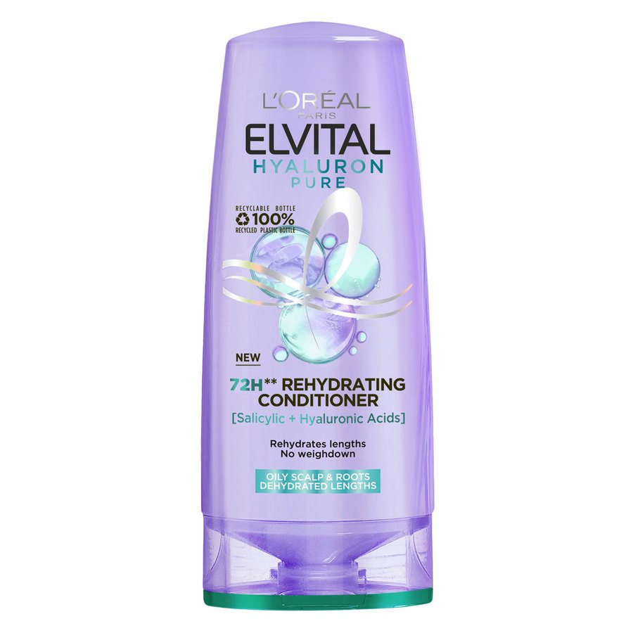 L'Oréal Paris Elvital Hyaluron Pure Conditioner for Dehydrated Hair 300ml
