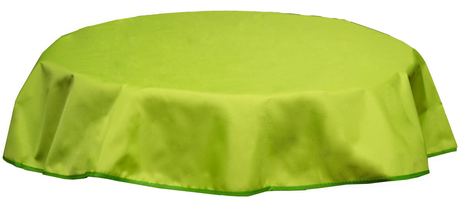 Tischdecke - hellgrün - Polyester - 120 cm Ø