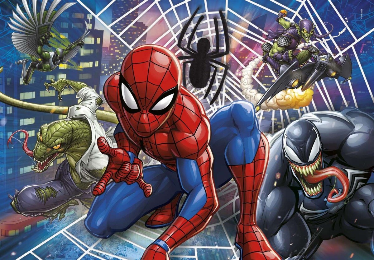 Spider-Man Puslespil 30 Brikker