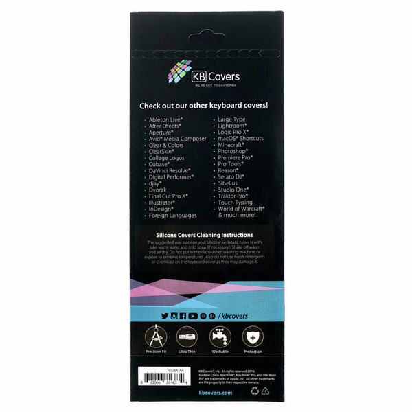 KB Covers Editors Keys Keyboard Skin Cubase Wired UK