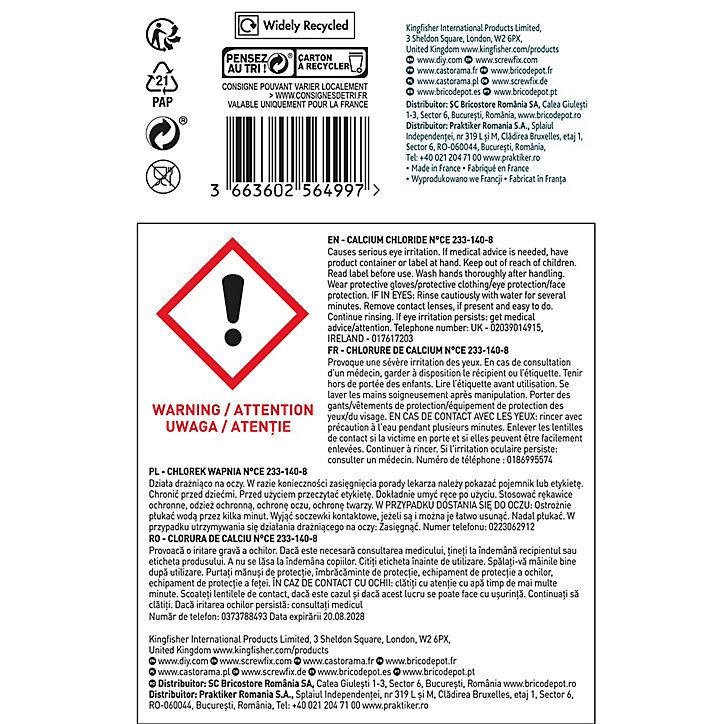 Absorbeur d'humidité Blyss + 1 galet fraîcheur coton 45g
