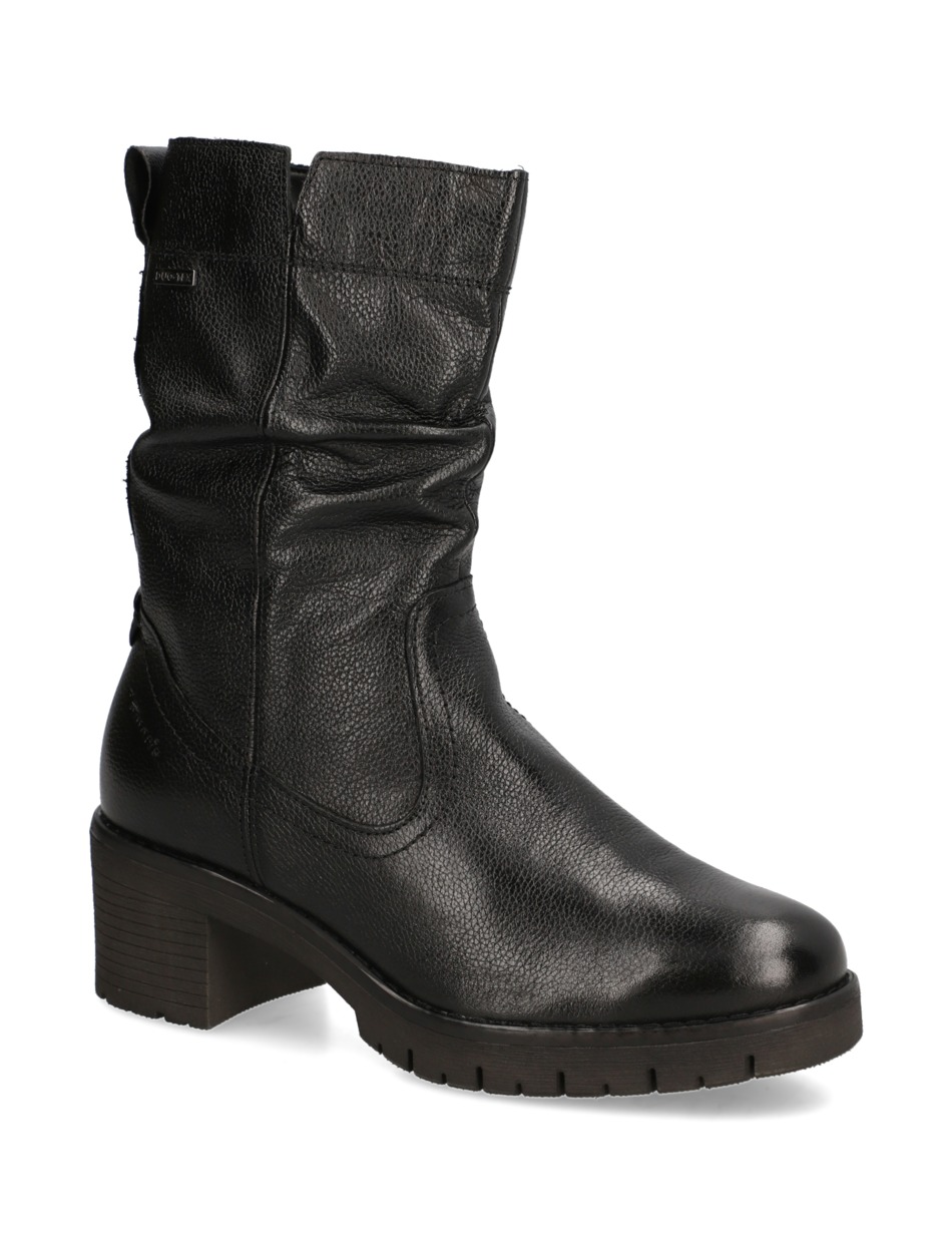 Glattleder Stiefelette