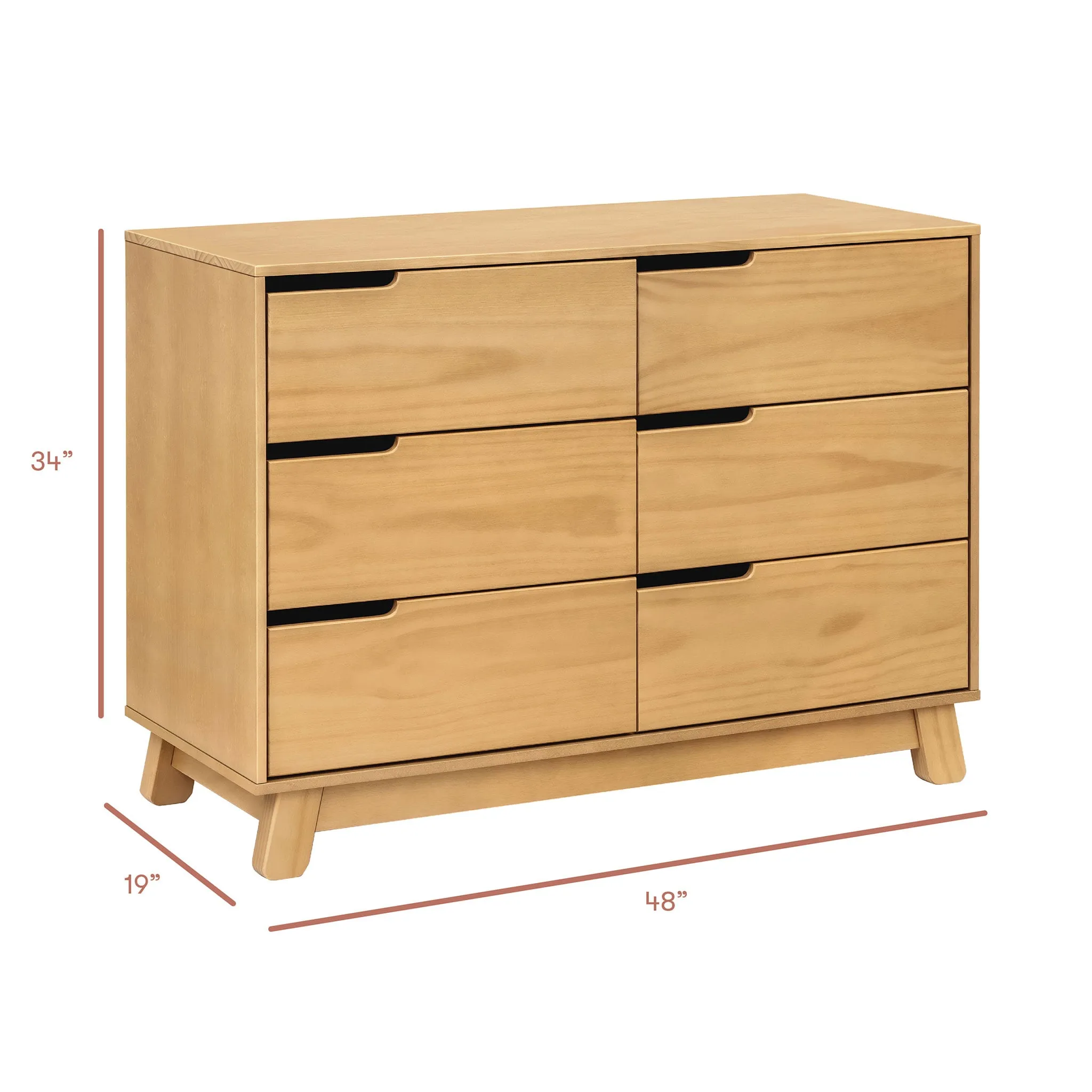 Babyletto Bureau 6 Tiroirs Hudson -Miel