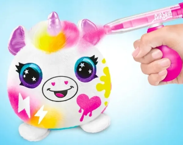 Airbrugsh Plush Refill Neon Sæt m. 10 Tusser
