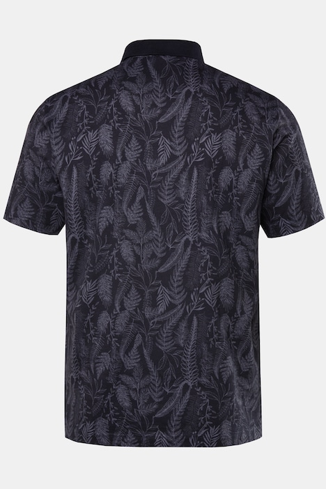 Poloshirt, Halbarm, Jersey, floraler Print, bis 8 XL