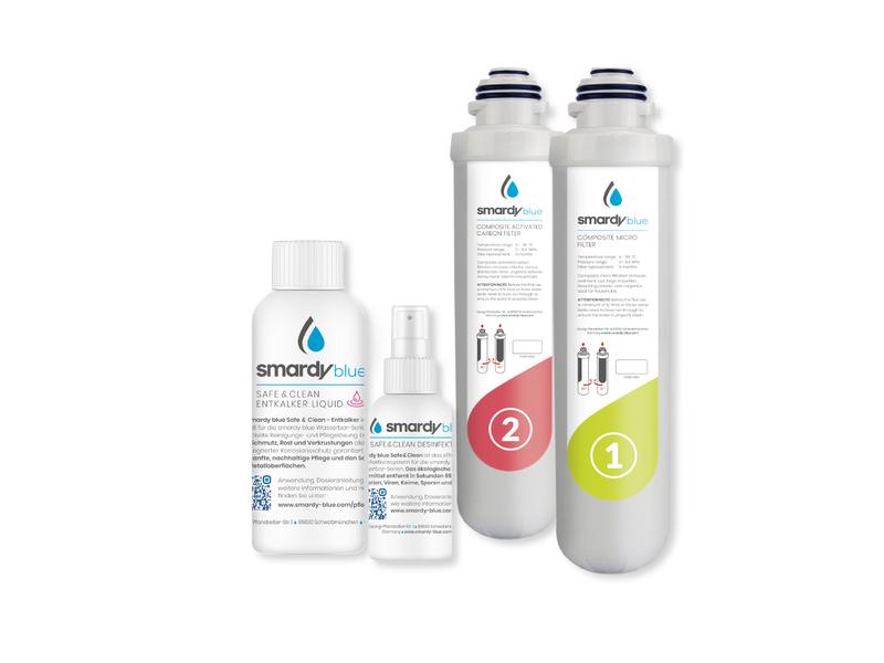 smardy blue Kartusche Service-Set 1 für Wasserbar tata Filterset für Wasserbar tata