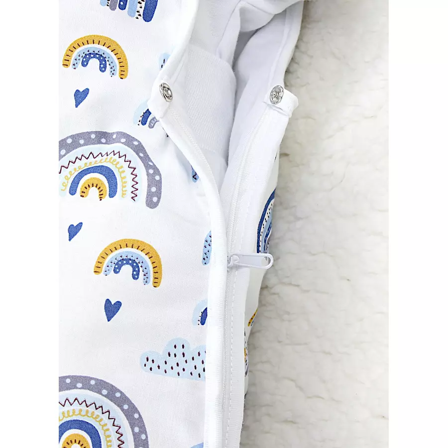 TupTam Baby Ganzjahres Schlafsack Wattiert blaugelb