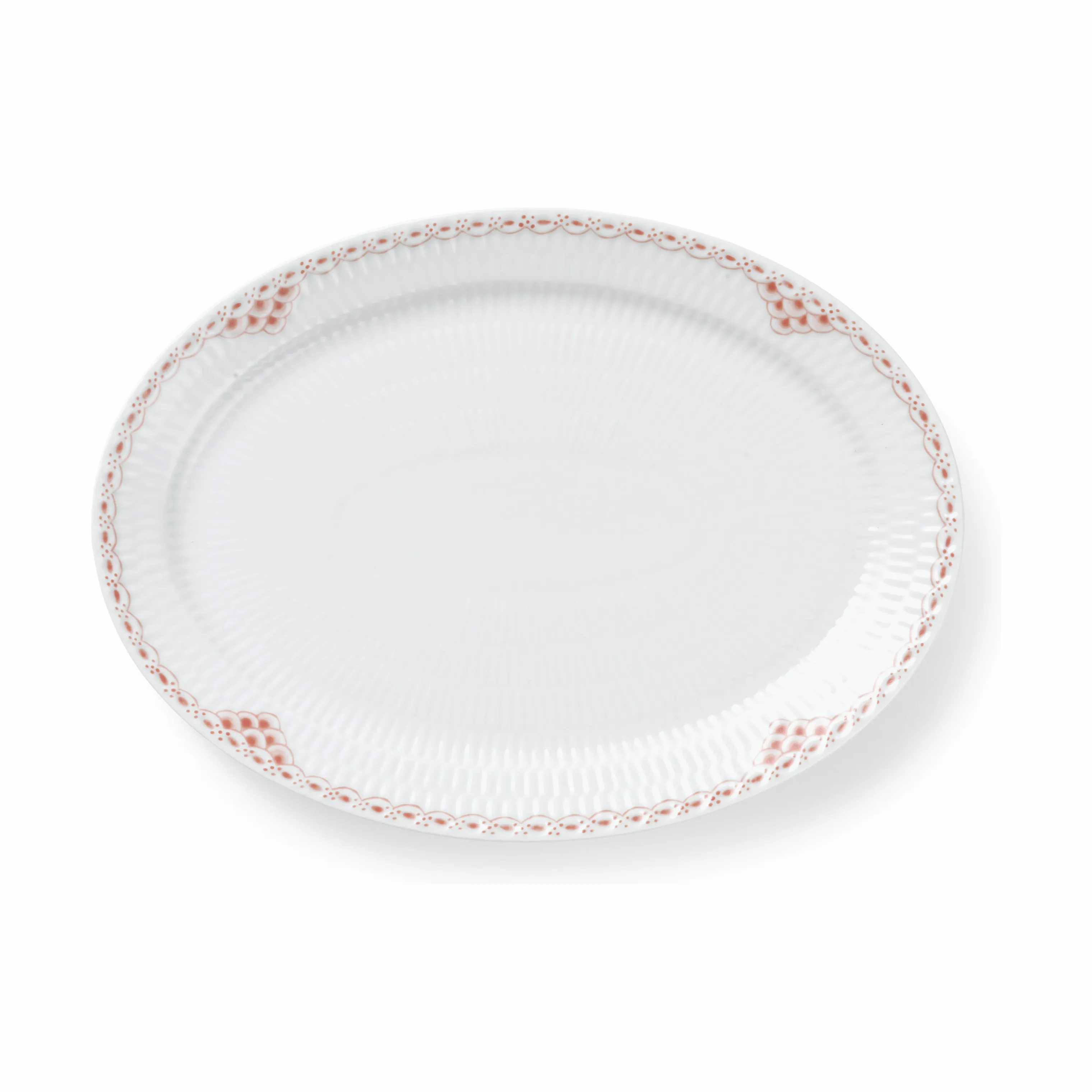 Royal Copenhagen Koral Riflet Blonde Ovalt Fad