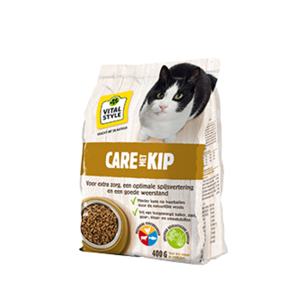 VITALstyle Kattenvoer Care Kip 400 gr