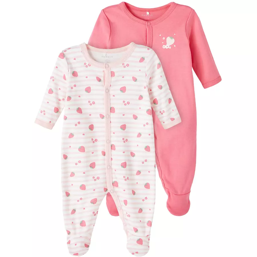 name it Schlafoverall 2er Pack Camellia Rose