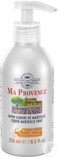 Ma Provence Savon Liquide De Marseille Fleur D'Oranger Flacon-Pompe 250ml