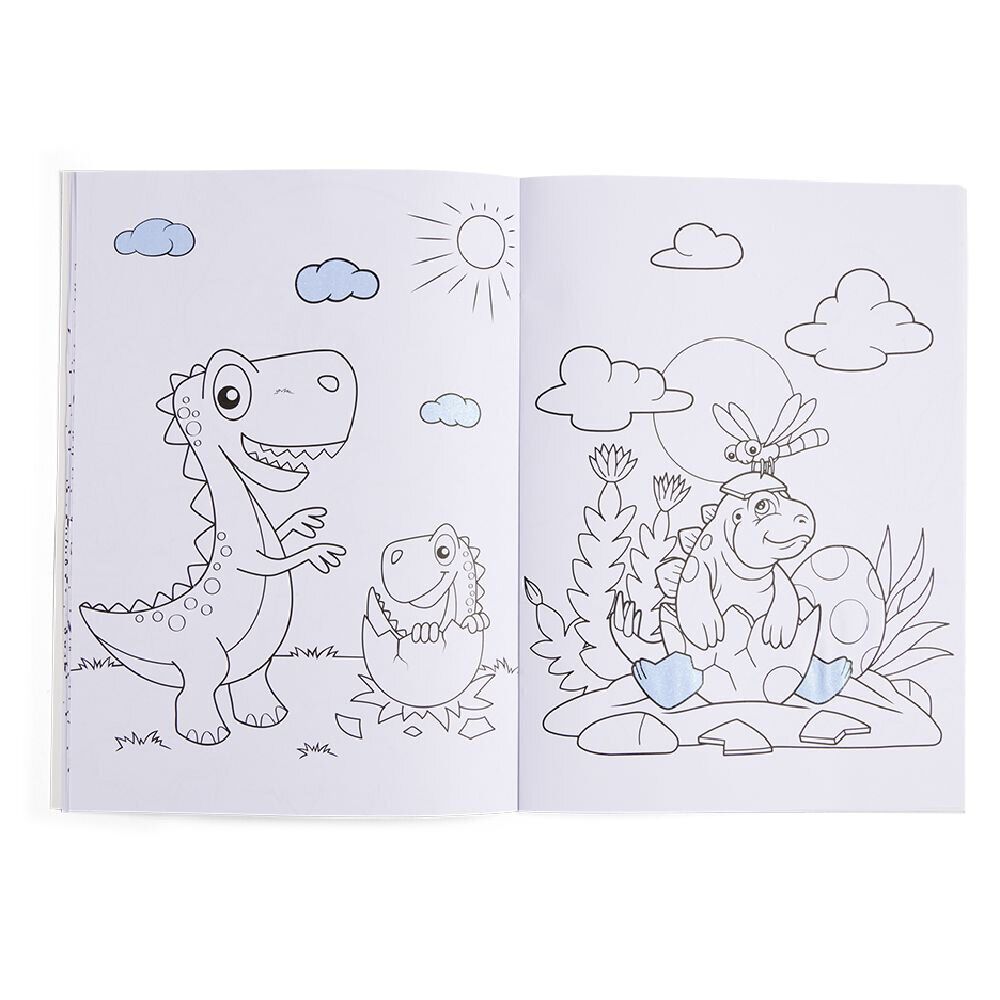 Livre de de coloriage 16 pages + 4 stickers inclus