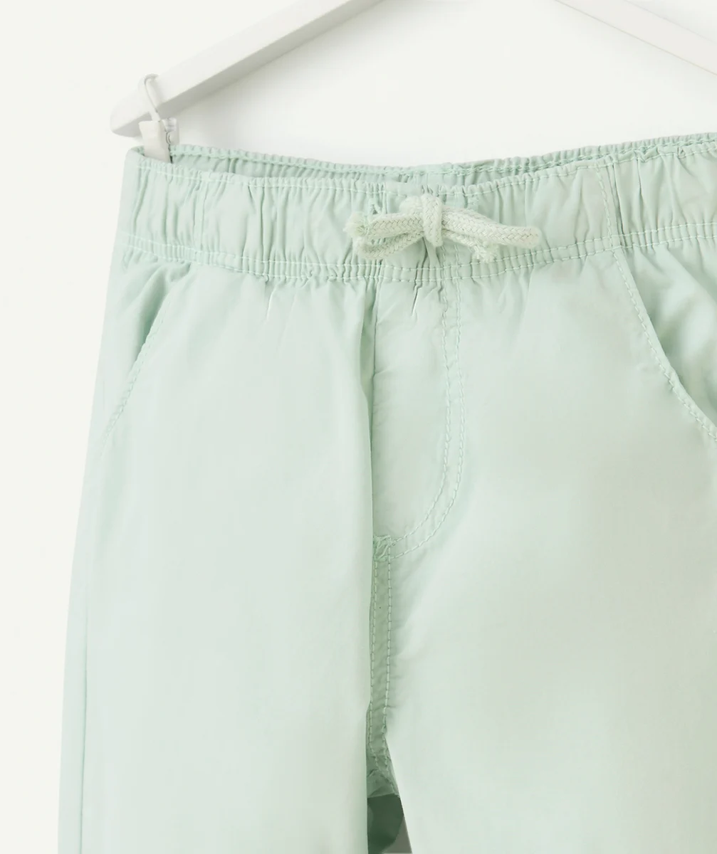 pantalon droit relax bébé garçon couleur menthe