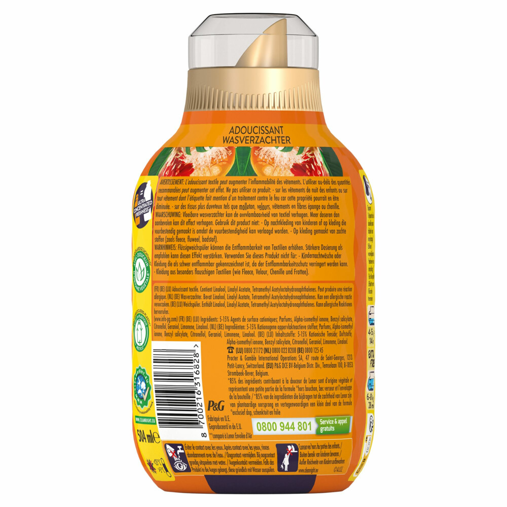Lenor Wasverzachter Fresh Air Tropenzon 36 Wasbeurten504 ml