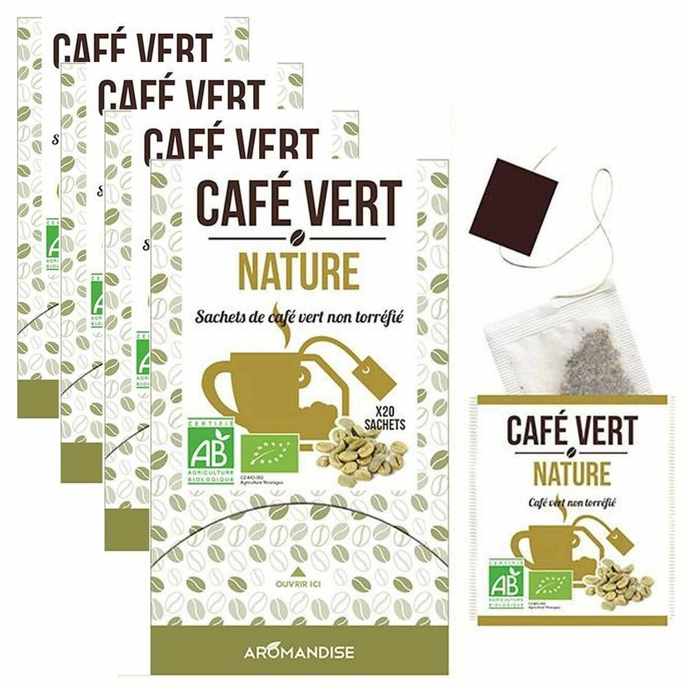 Café vert nature 72 sachets