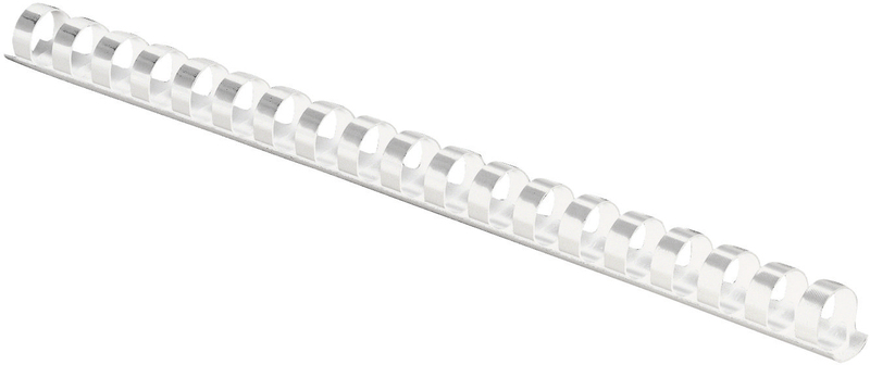 Fellowes Plastikbinderücken, A4, 8 mm, weiss, 25 Stück