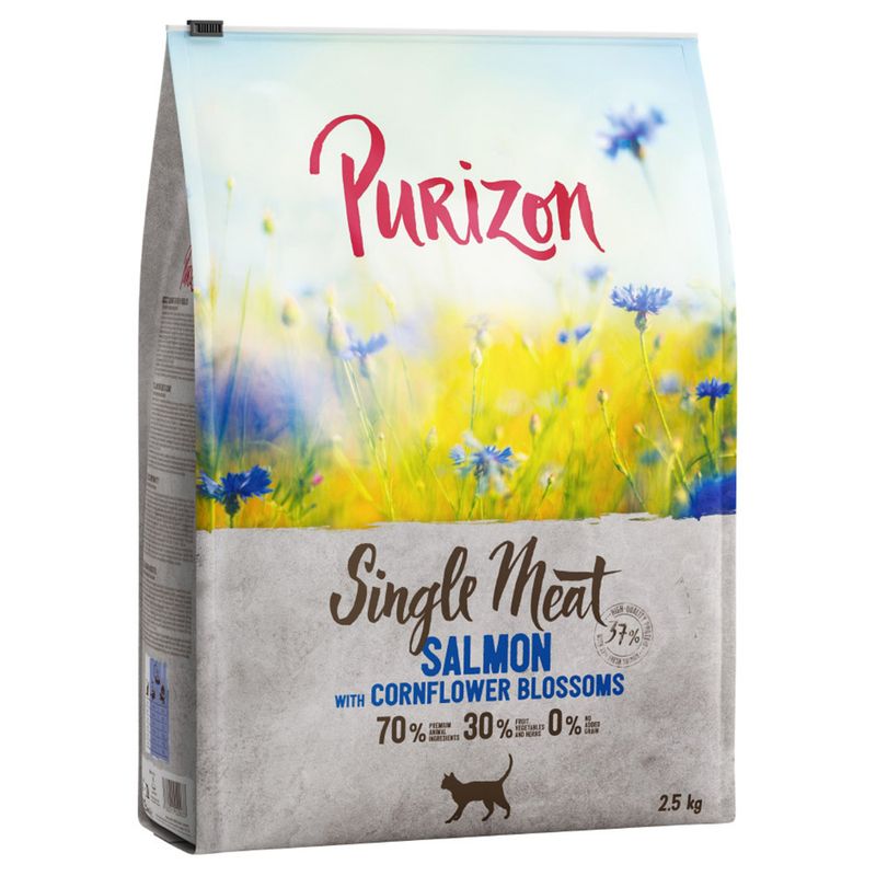 Purizon Single Meat saumon, fleurs de bleuet