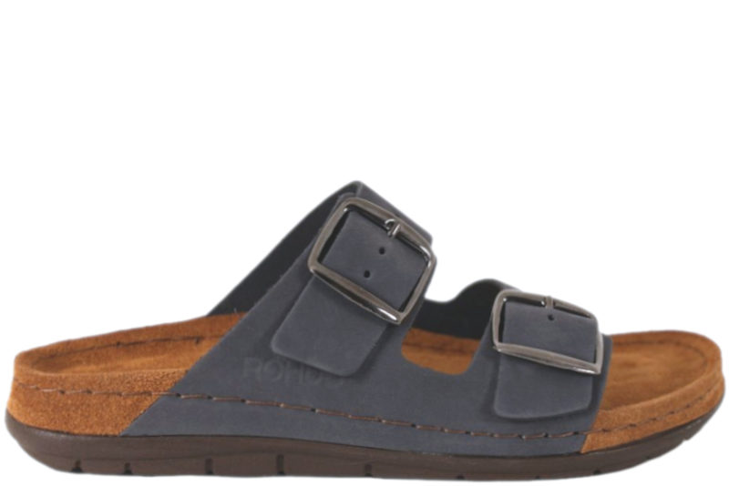 ROHDE OCEAN BLUE BLÅ SLENTERS I NUBUCK