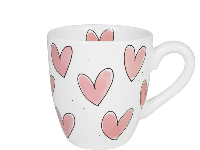 Minimok 0.2L Even Bijkletsen Roze Hartjes