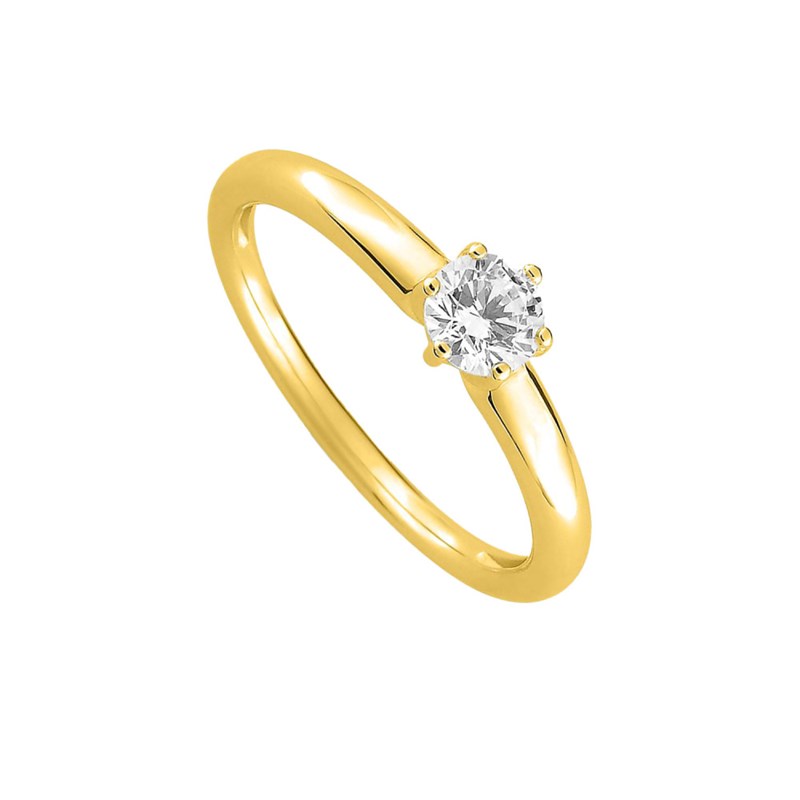 Bague Femme - Oxyde de zirconium - Or 18 Carats