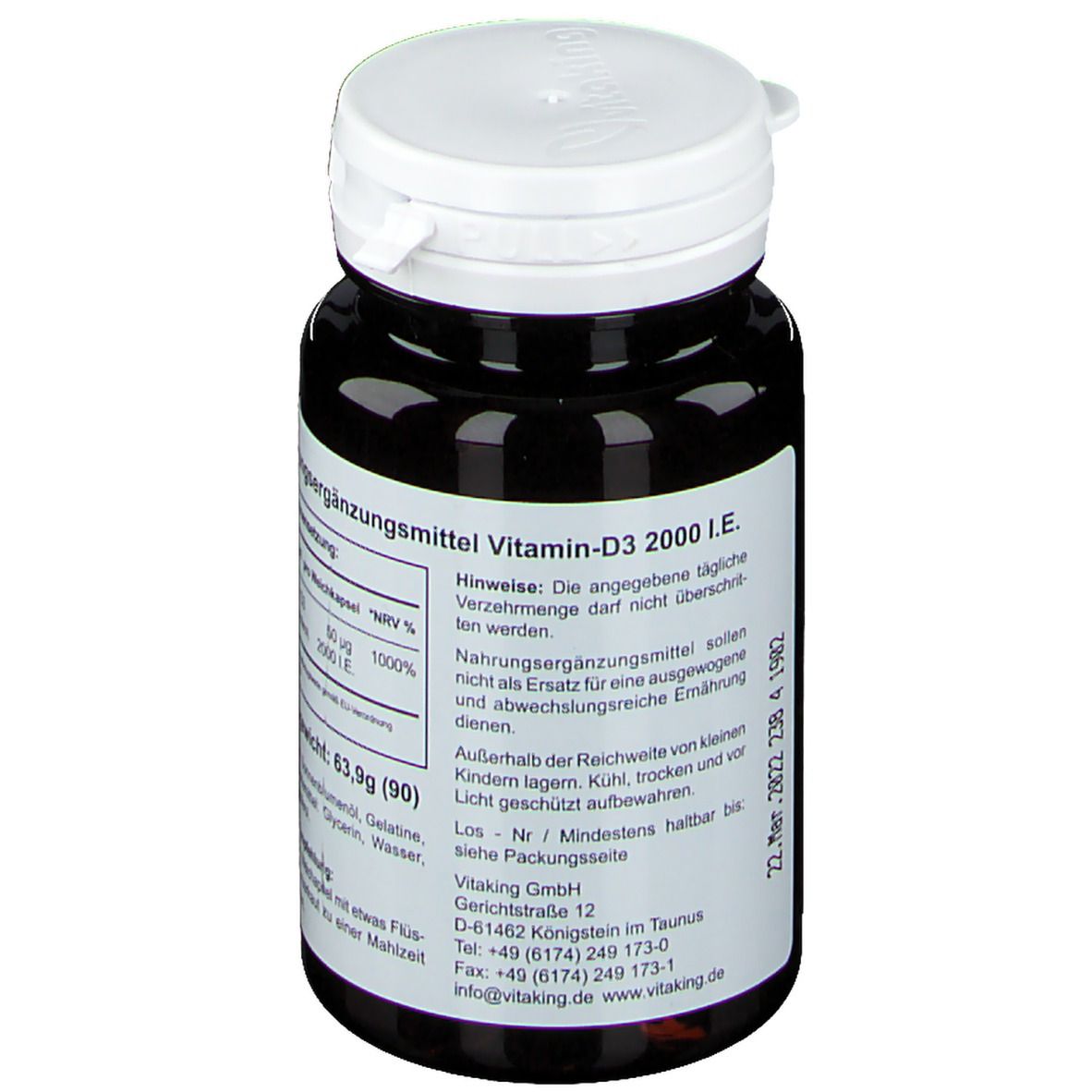 vitaking Vitamin D3 2000 I.E.