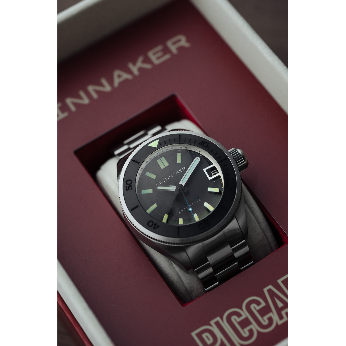 Montre SPINNAKER homme automatique bracelet acier