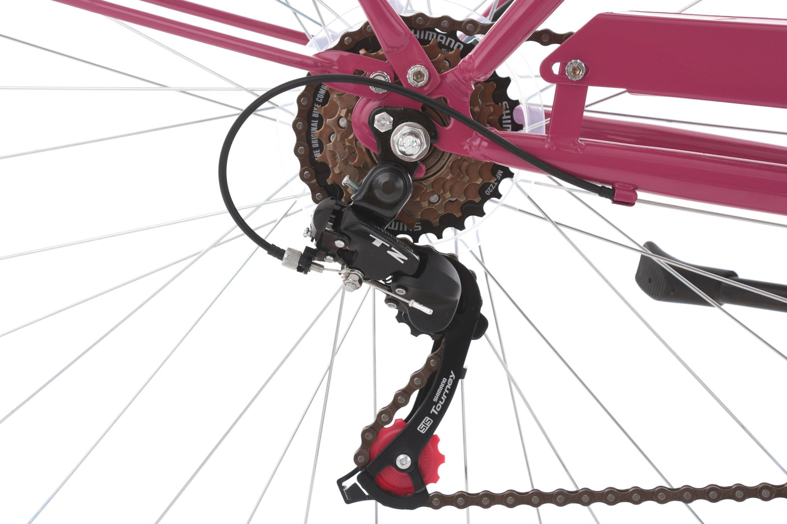 KS Cycling Damenfahrrad 28'' BALLOON - rot - 48 cm Rahmenhöhe