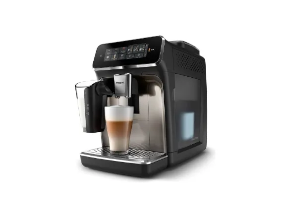 Philips 3300 series EP3347 - Automatisk kaffemaskine med capuccinatore - 15 bar - sort/krom