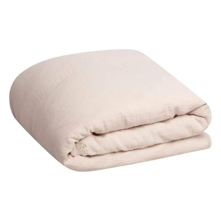 garbo&friends Housse de couette en mousseline de coton | Nude
