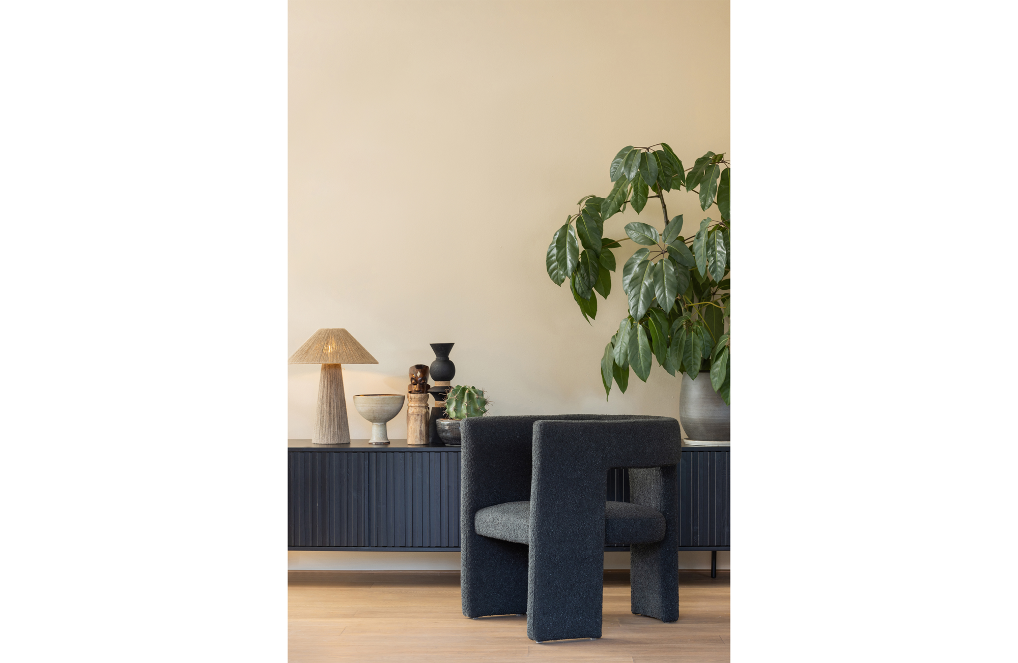 Fauteuil Tiwa Tiwa Fauteuil - Donkergrijs