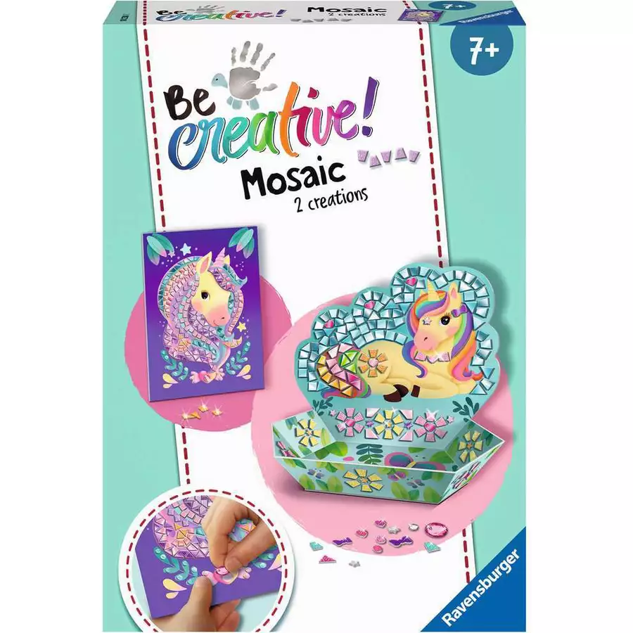 Ravensburger BeCreative Mosaic Unicorn bunt