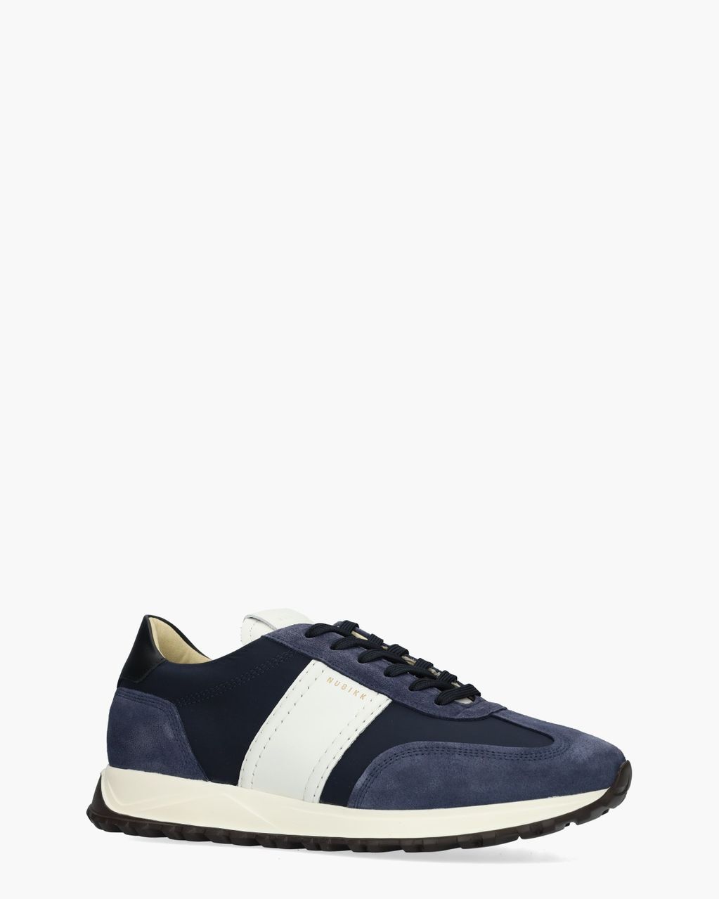Nubikk Glen Hendrix Donkerblauw/Wit Herensneakers