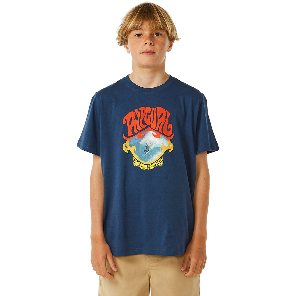 Rip Curl Action T-Shirt Jungen washed navy