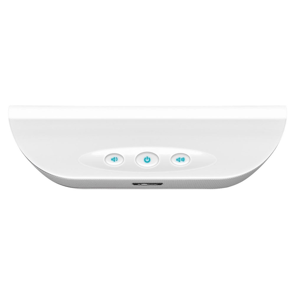 SoundBar Portabler Stereo-Lautsprecher mit USB und AUX - Weiss