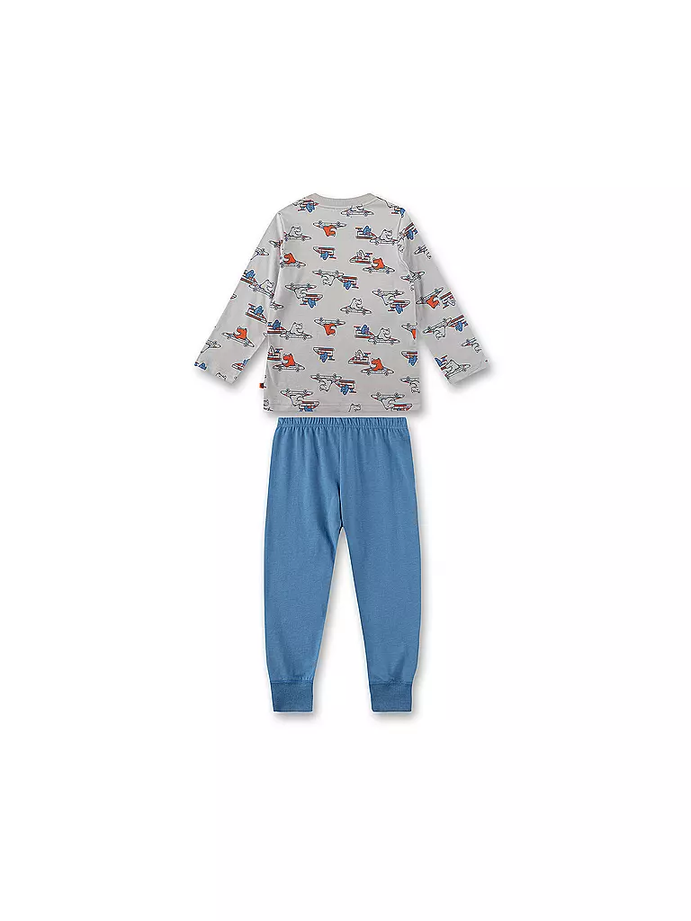 SANETTA Jungen Pyjama hellgrau