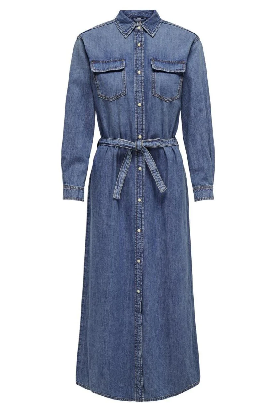 Only Onltrudy L/S Belt Dress Akm
