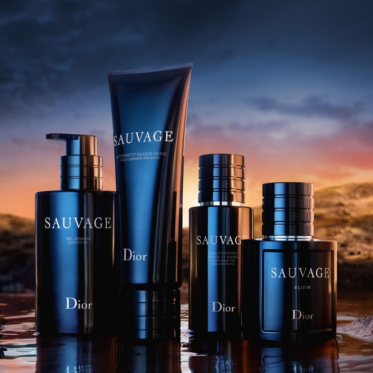 DIOR Sauvage Nettoyant et Masque Visage 2-en-1