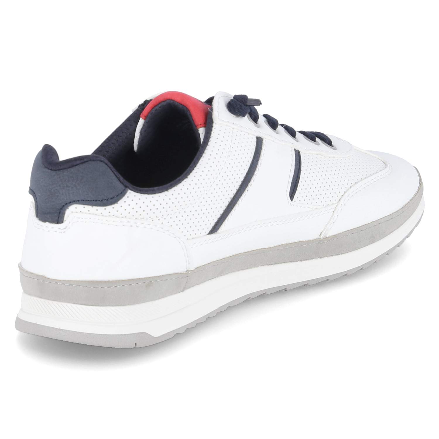 Bugatti Low Sneaker - white/ light grey