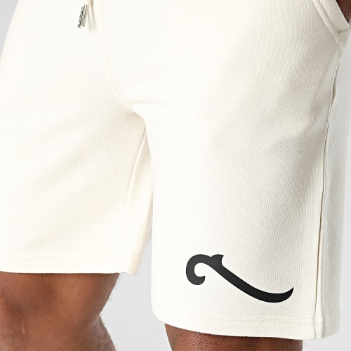 Short Jogging Wave Beige Noir