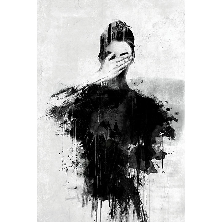 Toile seule secret woman 80 x 120 cm